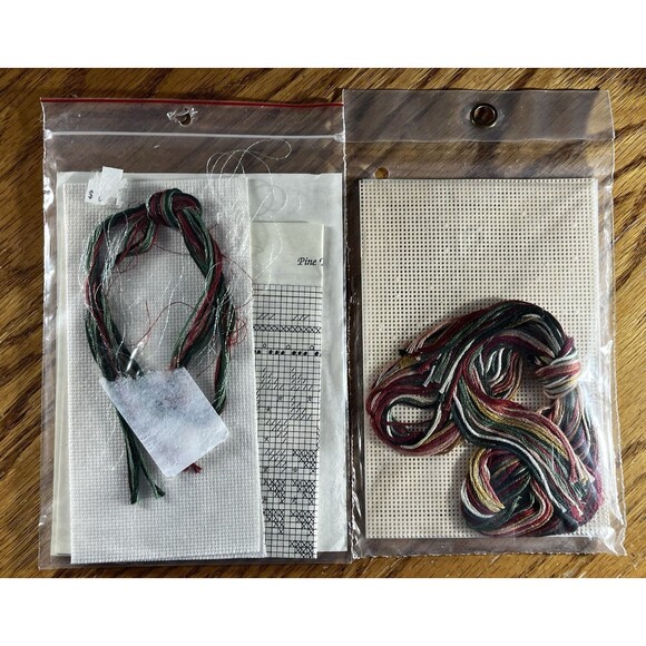 Tristan & Wilmaur Tree Pillow and Xmas Elves Ornaments Counted Cross Stitch Kits - Picture 2 of 4